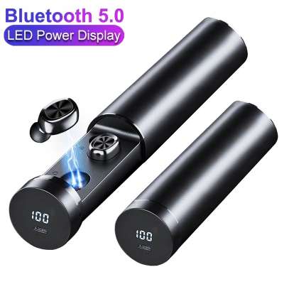 BTH-241  B9 Tws Bluetooth Earphone 5.0 Wireless 8d HiFi Sport headphone  Mic Earbuds Gaming Music Headset